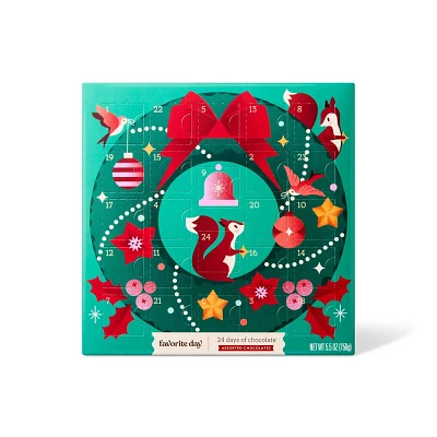 Christmas Mini Chocolate Countdown Calendar - 5.5oz - Favorite Day