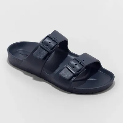 Men Caron Two Band Slide Sandal