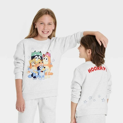 Kids Bluey Family Pullover Sweatshirt