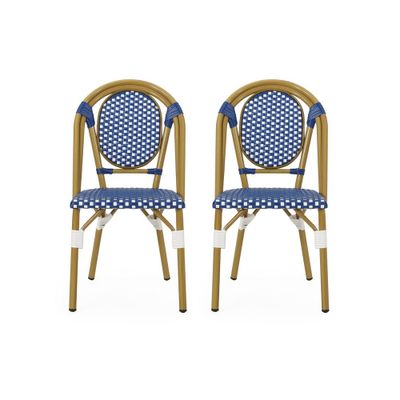 Christopher Knight Home Remi 2pk Outdoor French Cafe Chairs