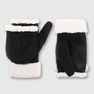 Iotoner Microuede Flip Top Mitten