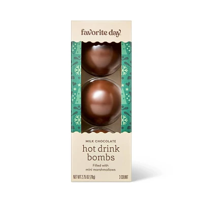 Christmas Hot Chocolate Drink Bombs - 2.75oz/3ct - Favorite Day