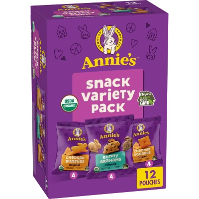 Annies Homegrown Variety Snack Pack - 12ct