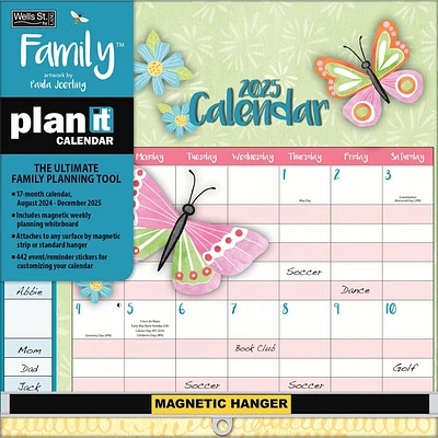 LANG 2025 Family Plan It Wall Calendar