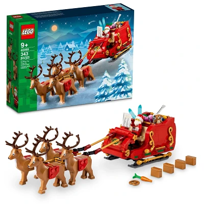 LEGO Santas Sleigh Christmas Toy Set with Reindeer & Santa Figurine 40499