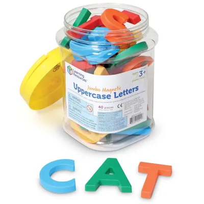 Learning Resources Jumbo Uppercase Magnetic Letters