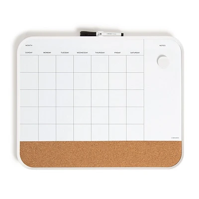 U Brands 16x20 Mod Frame 3-in-1 Planner Board - White