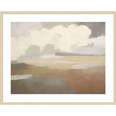 Amanti Art 41x33 Sky Dance Landscape: Modern Poster Print, Hardwood Frame, Wire Mount