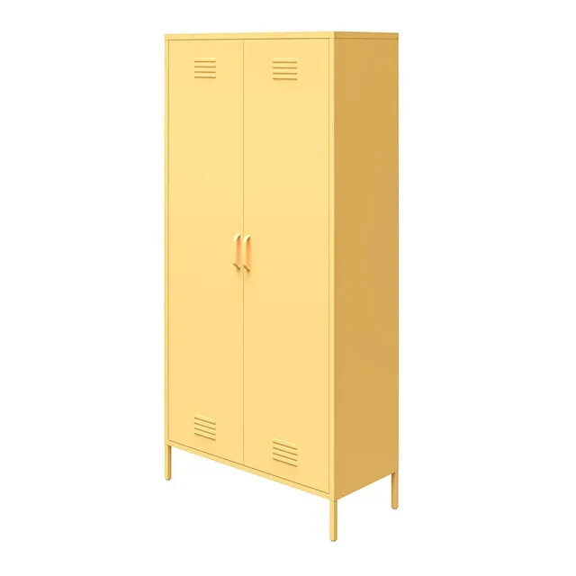 2 Door Cache Metal Locker Storage Cabinet Pink - Novogratz : Target