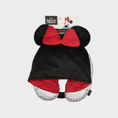 Disney Kids Minnie Mouse Hooded Neck Pillow