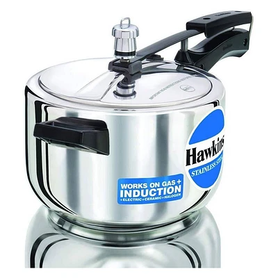 Hawkins 4L Stainless Steel Induction Compatible Inner Lid Pressure Cooker