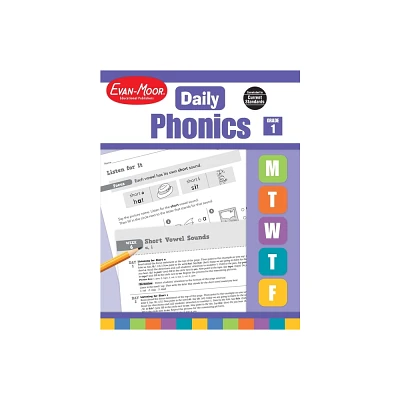 Daily Phonics, Grade 1 Teacher Edition - by Evan-Moor Educational Publishers (Paperback)