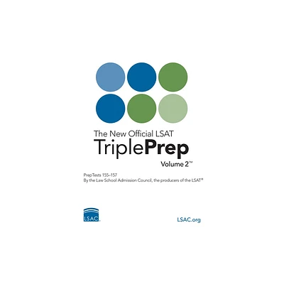 The New Official LSAT Tripleprep Volume 2 - by Law School Admission Council (Paperback)