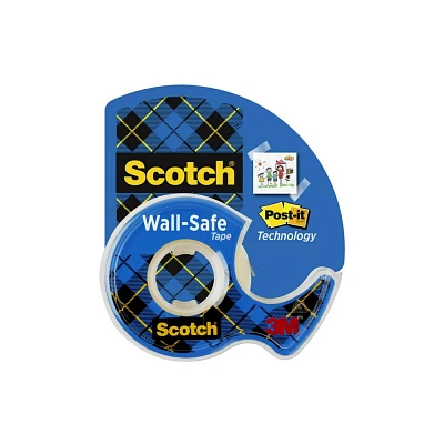 Scotch Wall-Safe Tape with Post-it Technology