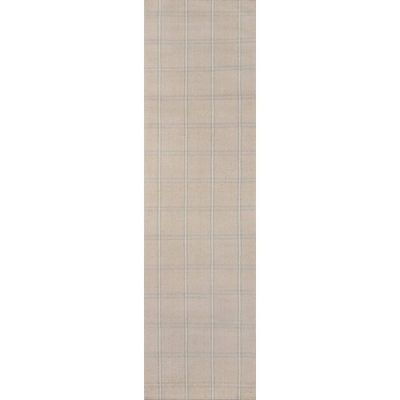 Marlborough Dover Hand Woven Wool Rug Beige - Erin Gates by Momeni: Contemporary Plaid Area Rug