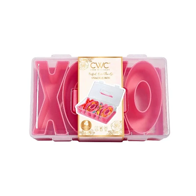 Cook With Color Valentine XOXO Snacklebox Pink