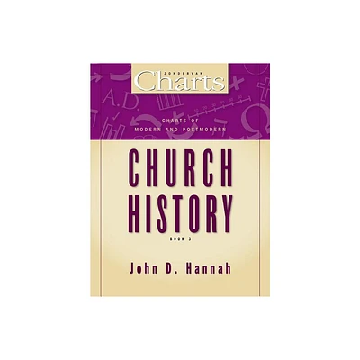 Charts of Modern and Postmodern Church History - (Zondervancharts) by John D Hannah (Paperback)