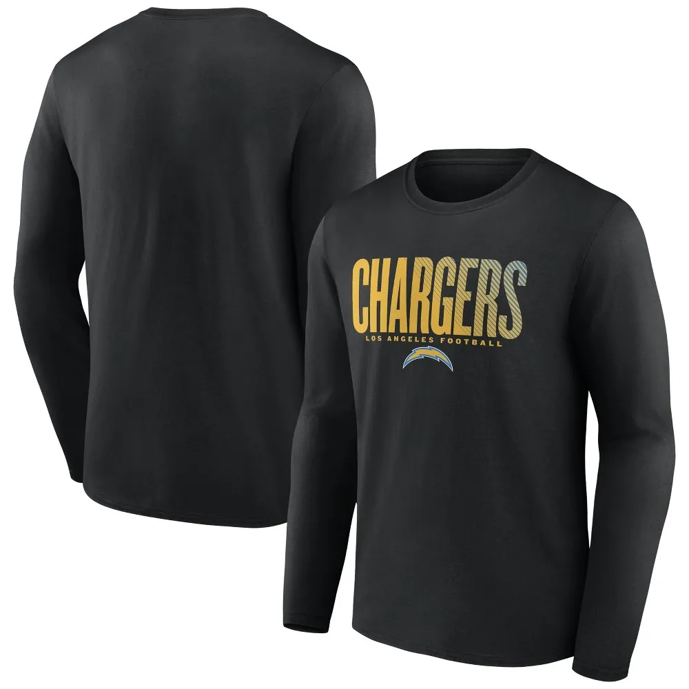 Nfl Los Angeles Rams Men's Transition Black Long Sleeve T-shirt