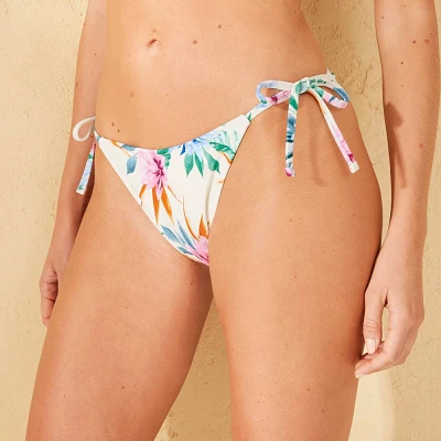 Womens Low-Rise Side-Tie Bikini Bottom