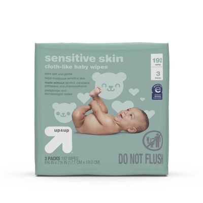 Sensitive Baby Wipes - 192ct - up & up