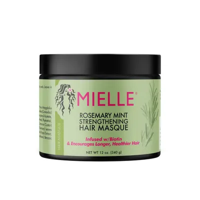 Mielle Organics Rosemary Mint Strengthening Hair Masque - 12oz