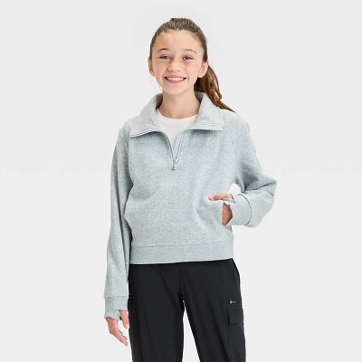 Girls 1/2 Zip Fleece Pullover