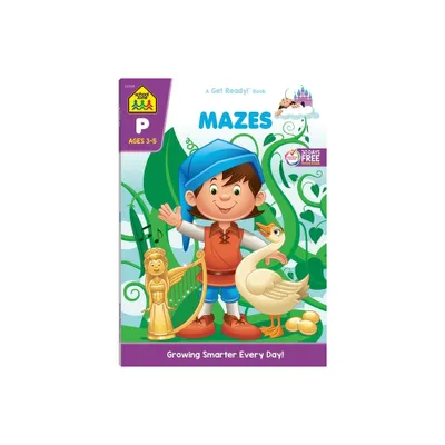 School Zone Mazes Workbook - (Paperback)