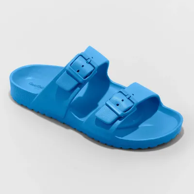 Mens Carson Two Band Slide Sandals