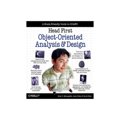 Head First Object-Oriented Analysis and Design - by Brett McLaughlin & Gary Pollice & David West (Paperback)