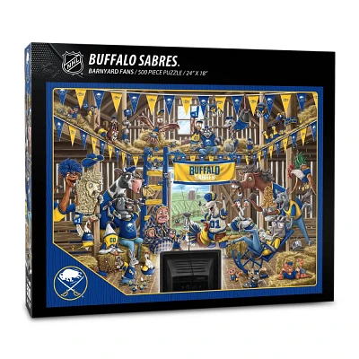 NHL Buffalo Sabres Barnyard Fans 500pc Puzzle