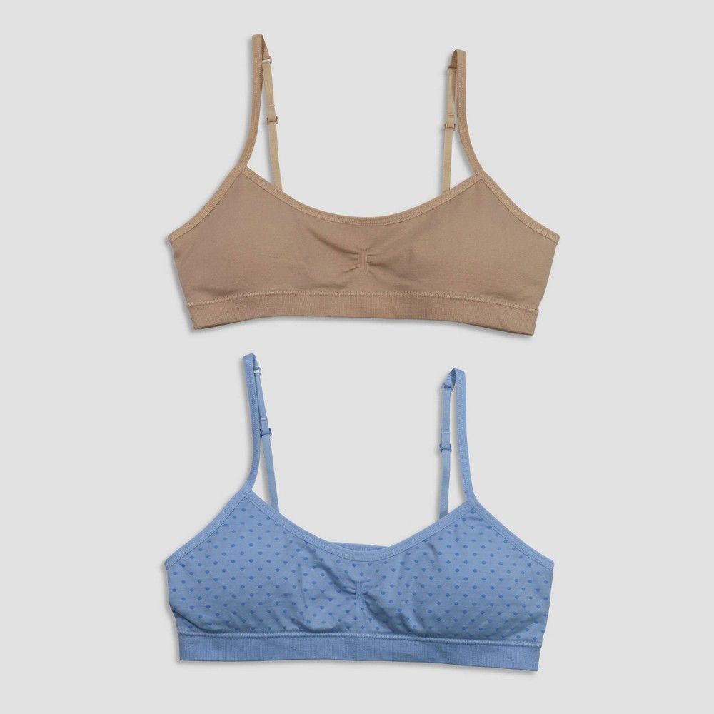 Hanes Girls 2pk Seamless Bra