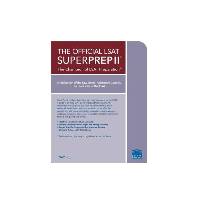 The Official LSAT Superprep II - by Law School Admission Council (Paperback)