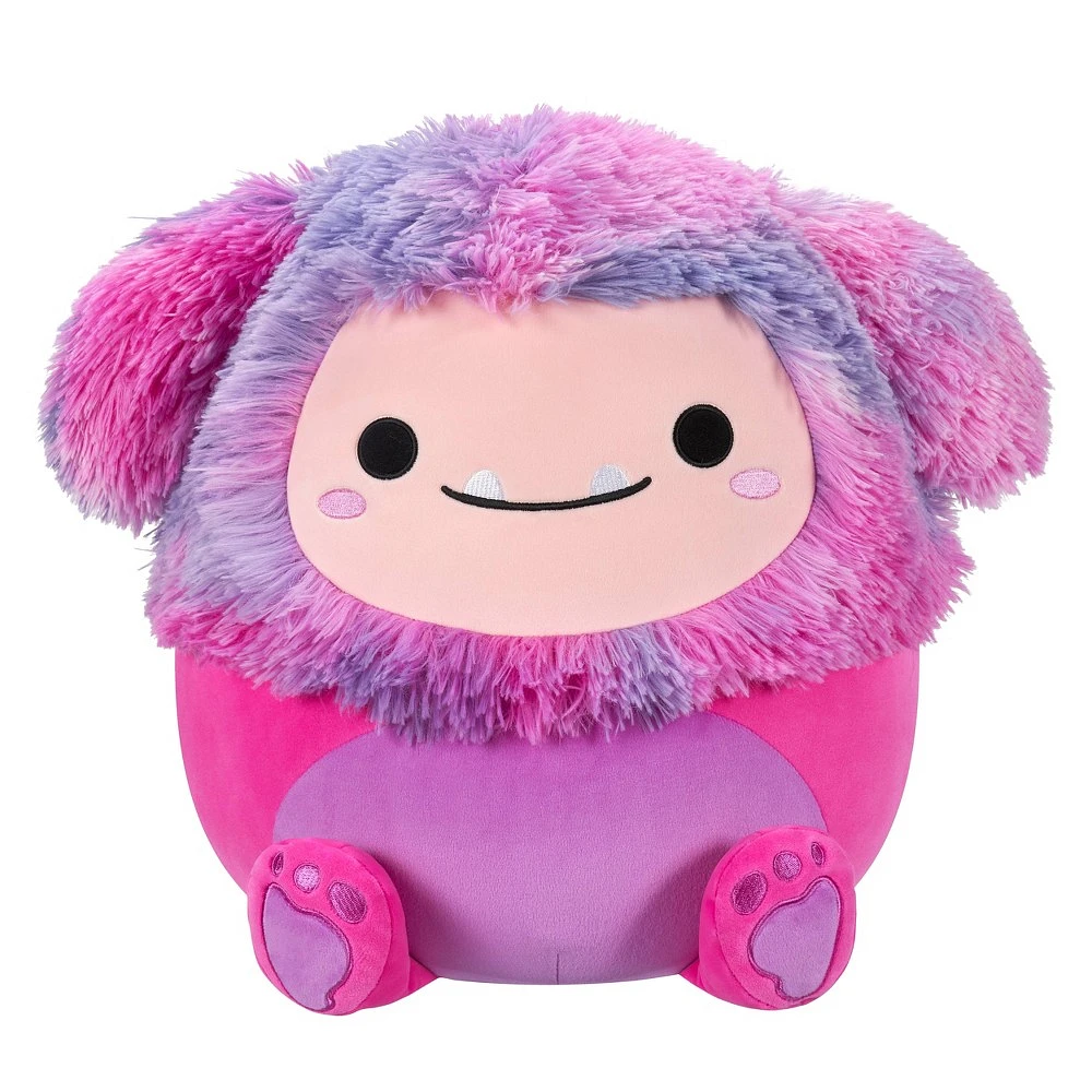 Squishmallows 14 Woxie Magenta Bigfoot with Hair