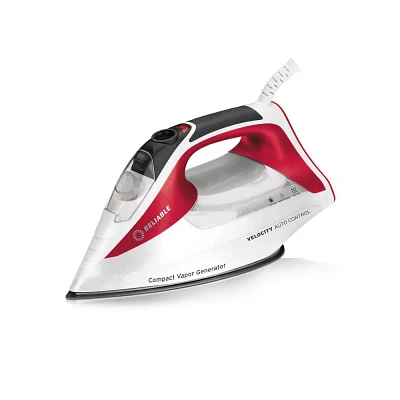 Reliable Corporation Velocity 270IR Auto Control Steam Iron: 1800W, Anodized Aluminum Soleplate, Digital Display, 300ml Tank