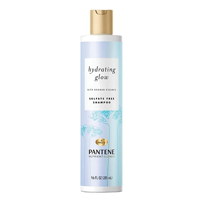 Pantene Sulfate and Silicone Free Baobab Shampoo, Hydrates for Soft Healthy Hair, Nutrient Blends - 9.6 fl oz