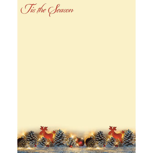 80pk Tis The Season Letterhead