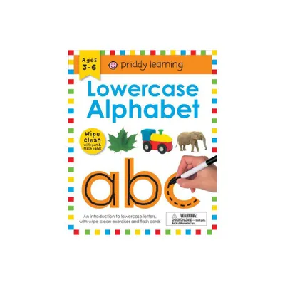 Wipe Clean Workbook: Lowercase Alphabet (Enclosed Spiral Binding) - (Wipe Clean Learning Books) by Roger Priddy (Spiral Bound)