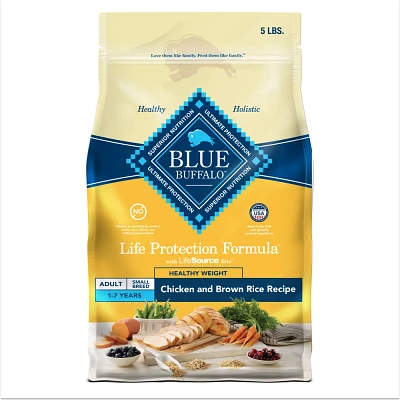 Blue Buffalo Life Protection Healthy Weight Chicken & Brown Rice Recipe Small Breed Adult Dry Dog Food