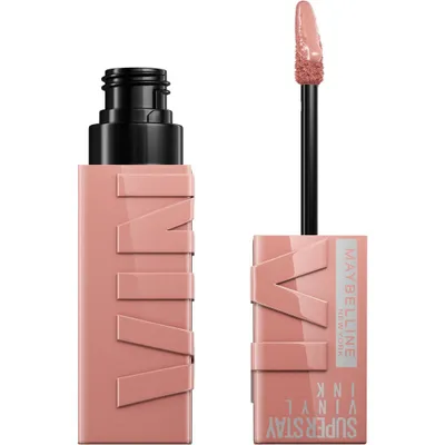 MaybellineSuper Stay Vinyl Ink Liquid Lipstick - 95 Captivated - 0.14 fl oz: 16HR Wear, Smudge-Proof Pink Lip Makeup