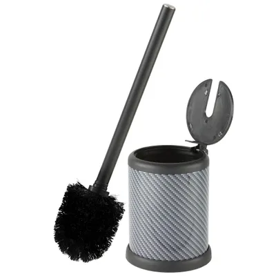 Toilet Brush with Self Closing Lid