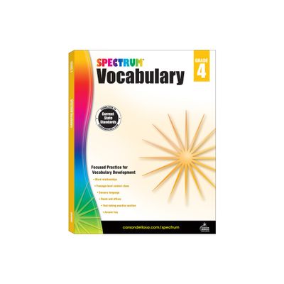 Spectrum Vocabulary, Grade 4 - (Paperback)