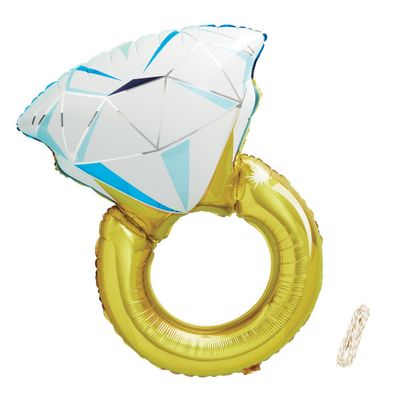 Diamond Ring Foil Balloon - Spritz