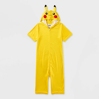 Boys Pokemon Sleep Pajama Romper - Yellow