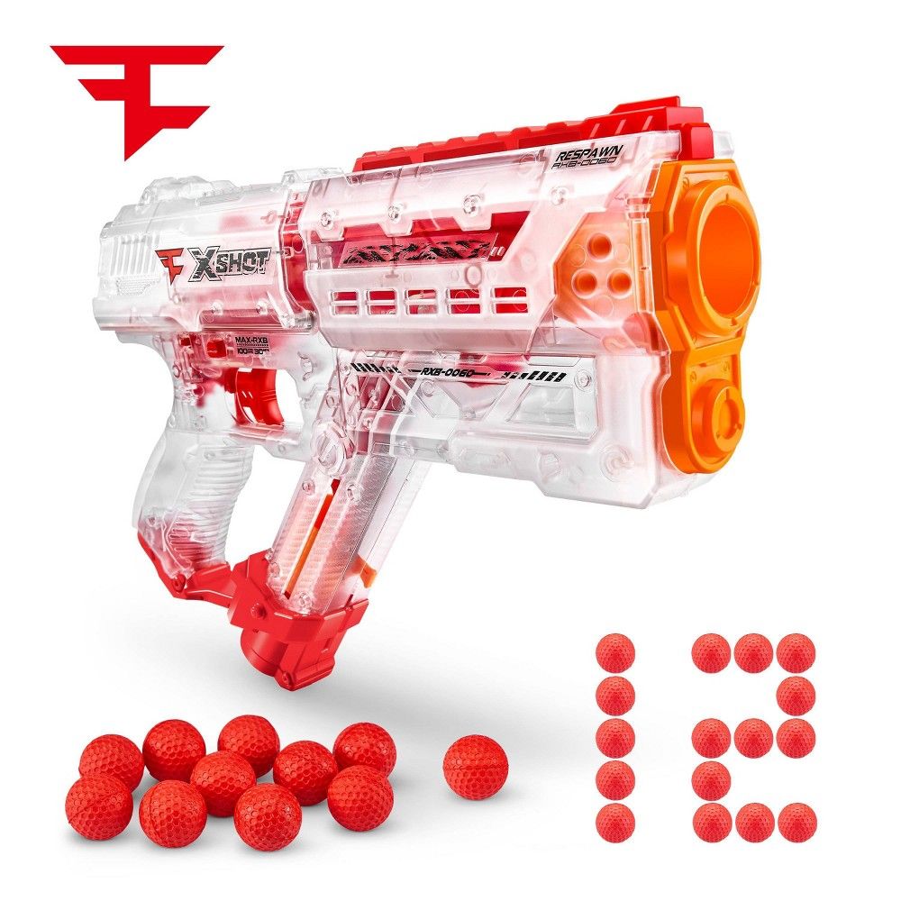 X-Shot FaZe Clan Respawn With 12 Dart Balls By ZURU, 44% OFF