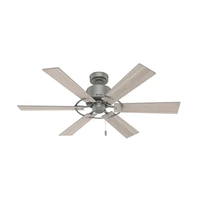 Hunter Fan 52 Gilrock Ceiling Fan and Pull Chain : WhisperWind Motor