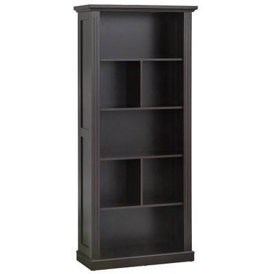 68.75 Preston Bookshelf  - Buylateral: Mid-Century Modern MDF Storage, 7 Fixed Open Shelves