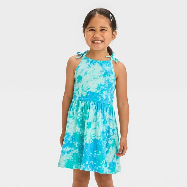 Cat & Jack Toddler Girls Tie Dye Dress - Cat & Jack Blue | Connecticut Post Mall Cat & Jack Toddler Girls Tie Dye Dress - Cat & Jack Blue | Connecticut Post Mall
