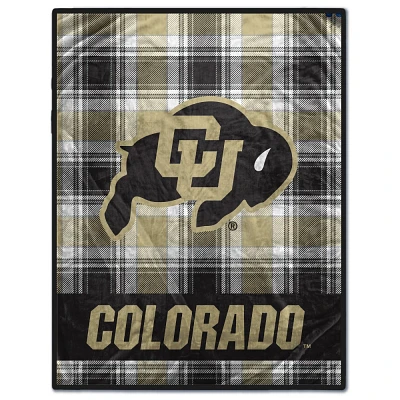 NCAA Colorado Buffaloes Plaid Ultra Cozy Throw Blanket