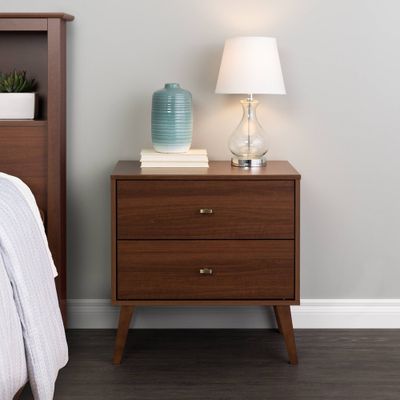 target walnut nightstand