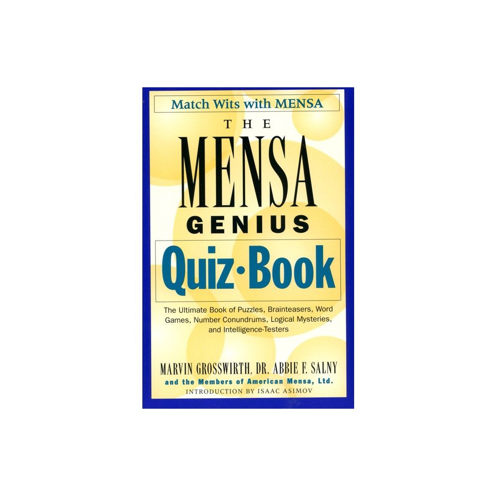 The Mensa Genius Quiz Book by Marvin Grosswirth